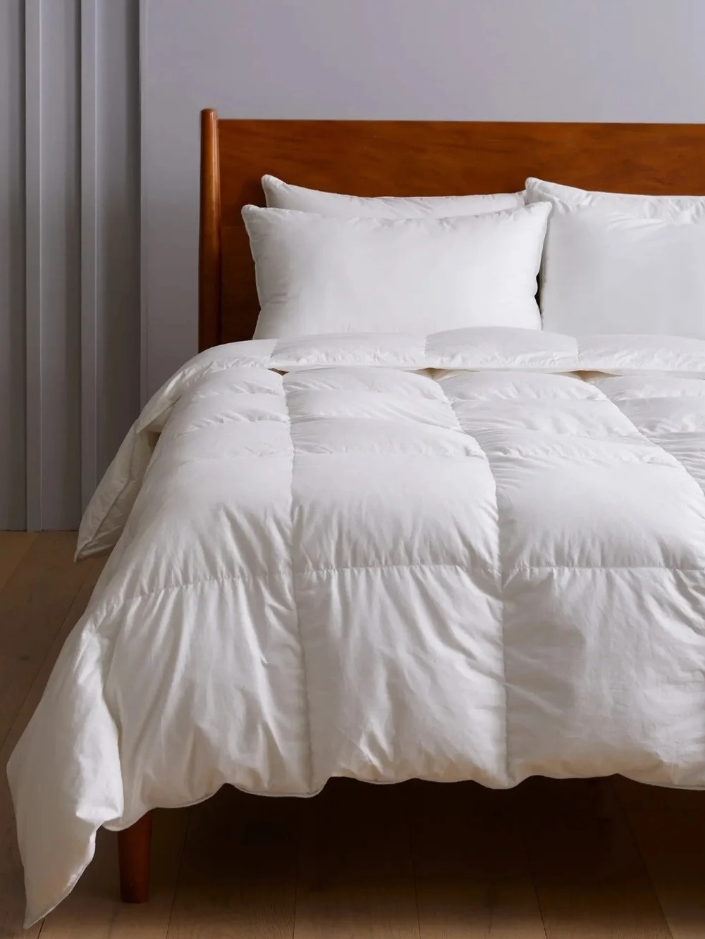 NIB Quince Premium Down Alternative Duvet Insert, Full/Queen, All Seasons